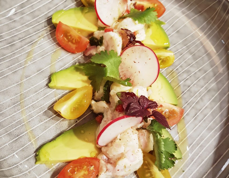 Ceviche vom Wolfsbarsch