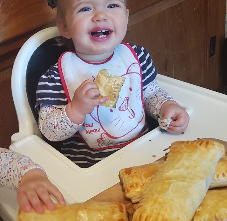 Spinat-Käse Taschen